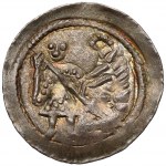 Boleslaw III the Wry-mouthed, Denarius - Fight with the Dragon - ex. Herstal