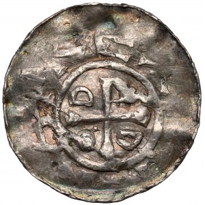 Ota III. a Adelaida (983-1002), denár s kaplí