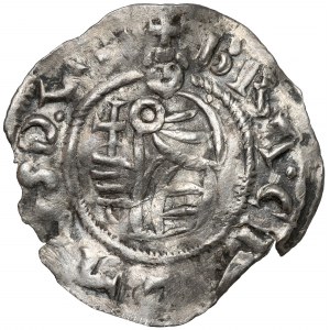 Czechy, Brzetysław I (1037-1055), Denar przed 1050 r.