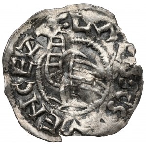 Czechy, Brzetysław I (1037-1055), Denar przed 1050 r.