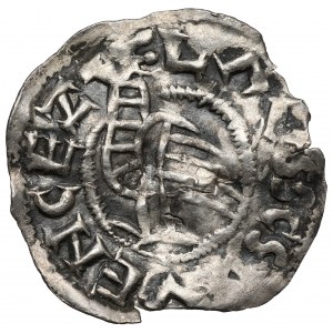 Čechy, Břetislav I. (1037-1055), denár pred rokom 1050.