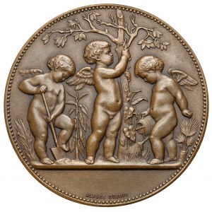 Francúzsko, GOVIGNON, medaila Société d' Horticulture 1852-1902 - bronz
