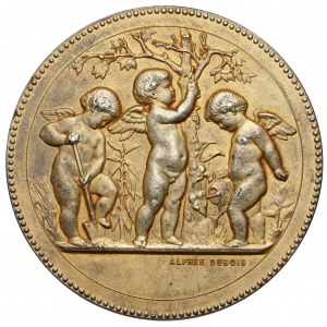 France, GOVIGNON, Medal Société d' Horticulture, Moulins - SILVER gilded 1910