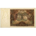 100 gold 1934 - dot between the letters of the series