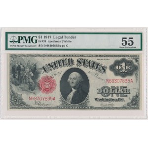 USA, 1 dolár 1917