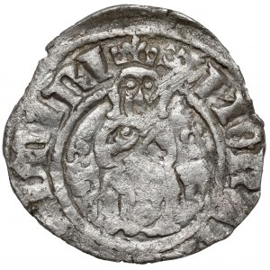 Kazimír III Veľký, krakovský polpenny (bez dátumu)