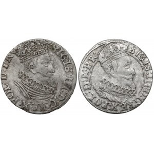 Zygmunt III Waza, Grosz Gdańsk 1623 i 1626 (2szt)