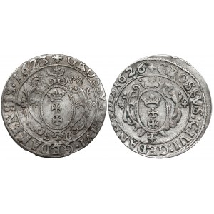 Sigismund III Vasa, Gdansk penny 1623 and 1626 (2pc)