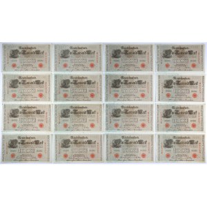 Germany, 1.000 Mark 1910 - set of 16 pcs