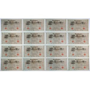 Germany, 1.000 Mark 1910 - set of 16 pcs