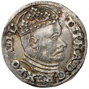 Stefan Batory, Trojak Olkusz 1585 GH - koule - b.nice