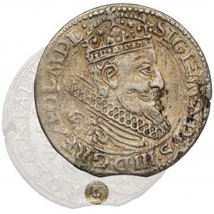 Sigismund III. Vasa, Grosz Kraków 1604 - Buchstabe C
