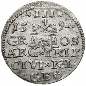 Sigismund III Vasa, Troika Riga 1594 - b.nice