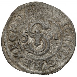 Zygmunt III Waza, Szeląg Wschowa 1601 - bez znaków, data skrócona - rzadki