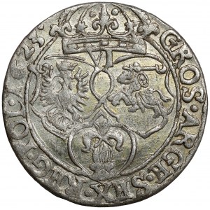 Zygmunt III Waza, Szóstak Kraków 1623 - Datum im Rand - schön