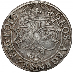 Zygmunt III Waza, Szóstak Kraków 1623 - data przy nominale
