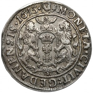 Zygmunt III Waza, Ort Gdańsk 1615 - szeroka kryza - MONET.A
