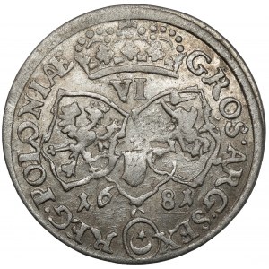 Ján III Sobieski, šiesty krakovský 1681 - C pod štítom