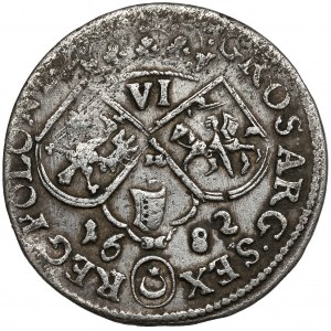 Jan III Sobieski, Szóstak Kraków 1682 - w koronie