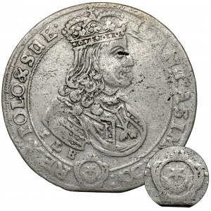 Ján II Kazimír, Ort Krakov 1668 - Leliwa - vzácne