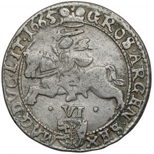 Jan II Kazimír VI. z Vilna 1665 TLB