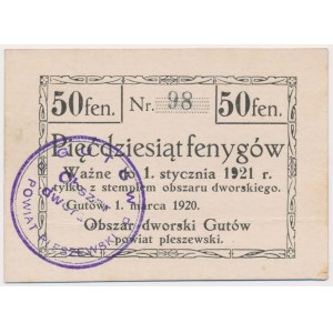 Guts, 50 fenig 1921