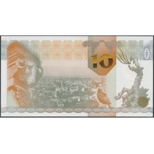 PWPW 10 Krakau (2010), Hologramm LARGE 10, Druck GRÜN