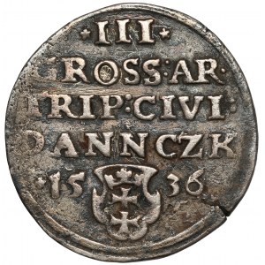 Sigismund I. der Alte, Trojak Danzig 1536