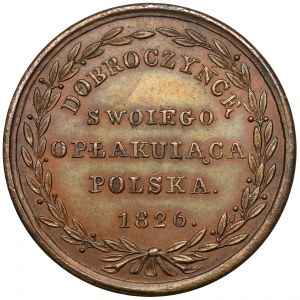 Medal Polska swojemu dobroczyńcy 1826 - brąz