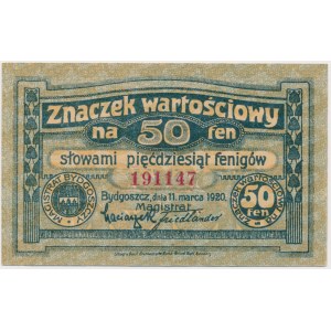Bydgoszcz, 50 fenig 1920