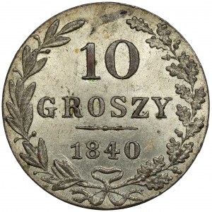 10 pennies 1840 MW