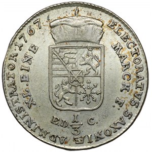 Xavier, 1/3 thaler 1767 EDC, Drážďany
