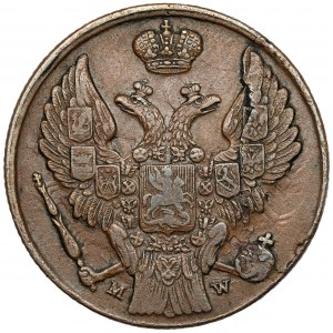 3 pennies 1839 MW, Warsaw