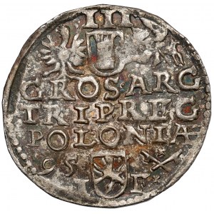 Sigismund III Vasa, Trojak Wschowa 1595 - with check.