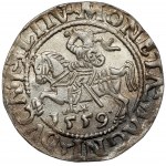 Zikmund II August, půlpenny Vilnius 1559 - A bez paprsků - vzácný
