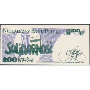 Solidarity, 200 zloty 1986 Zbigniew Bujak