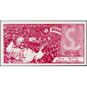 Solidarność, Fundusz Solidarności Walczącej - 200 złotych - Jan Paweł II