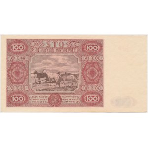 100 zlotých 1947 - velké písmeno