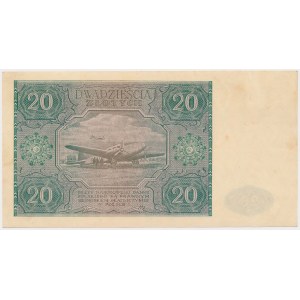 20 Zloty 1946 - A - Kleinbuchstabe