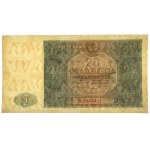 20 zloty 1946 - A - small letter