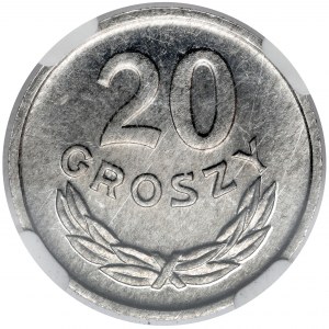 20 grošíkov 1957 - široká dátumovka - najvzácnejšia minca 20 grošíkov