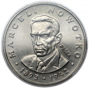 Próba NIKIEL 20 złotych 1974 Nowotko