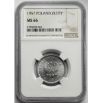 1 Zloty 1957 - selten in diesem Zustand