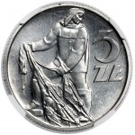 Rybak 5 złotych 1958 - BAŁWANEK - PIĘKNY