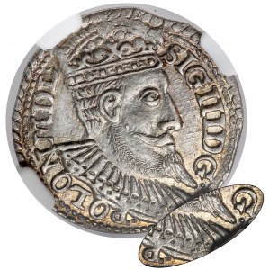 Sigismund III. Vasa, Trojak Olkusz 1598 - ohne R - Münzstätte