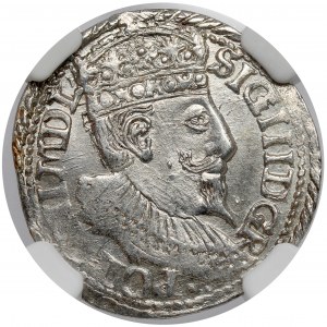 Zikmund III Vasa, Trojak Olkusz 1598 - POLONI - raženo