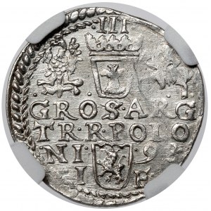 Žigmund III Vaza, Trojak Olkusz 1598 - POLONI - razené