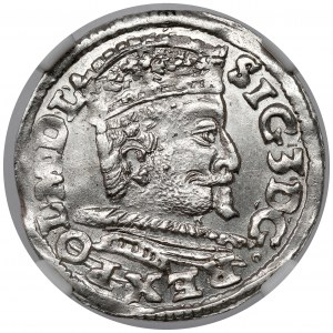 Zygmunt III Waza, Trojak Lublin 1595 - piękny