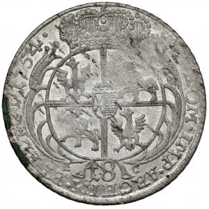 August III Sas, Ort Leipzig 1754 EC - massive