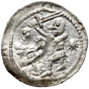 Ladislaus II the Exile, Denarius - Eagle and Hare - STAR.